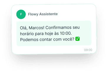 Mensagem automática do WhatsApp